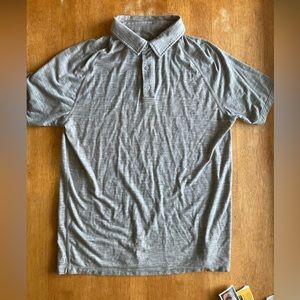 Men’s WoolX Summit Polo, Light Mocha, size medium